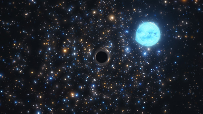 Hidden black hole in LMC - ESO/M.Kornmesser - eso2116a