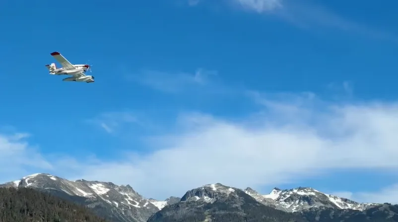 CBC - Water skimmer wildfire near Pemberton BC - David Buzzard
