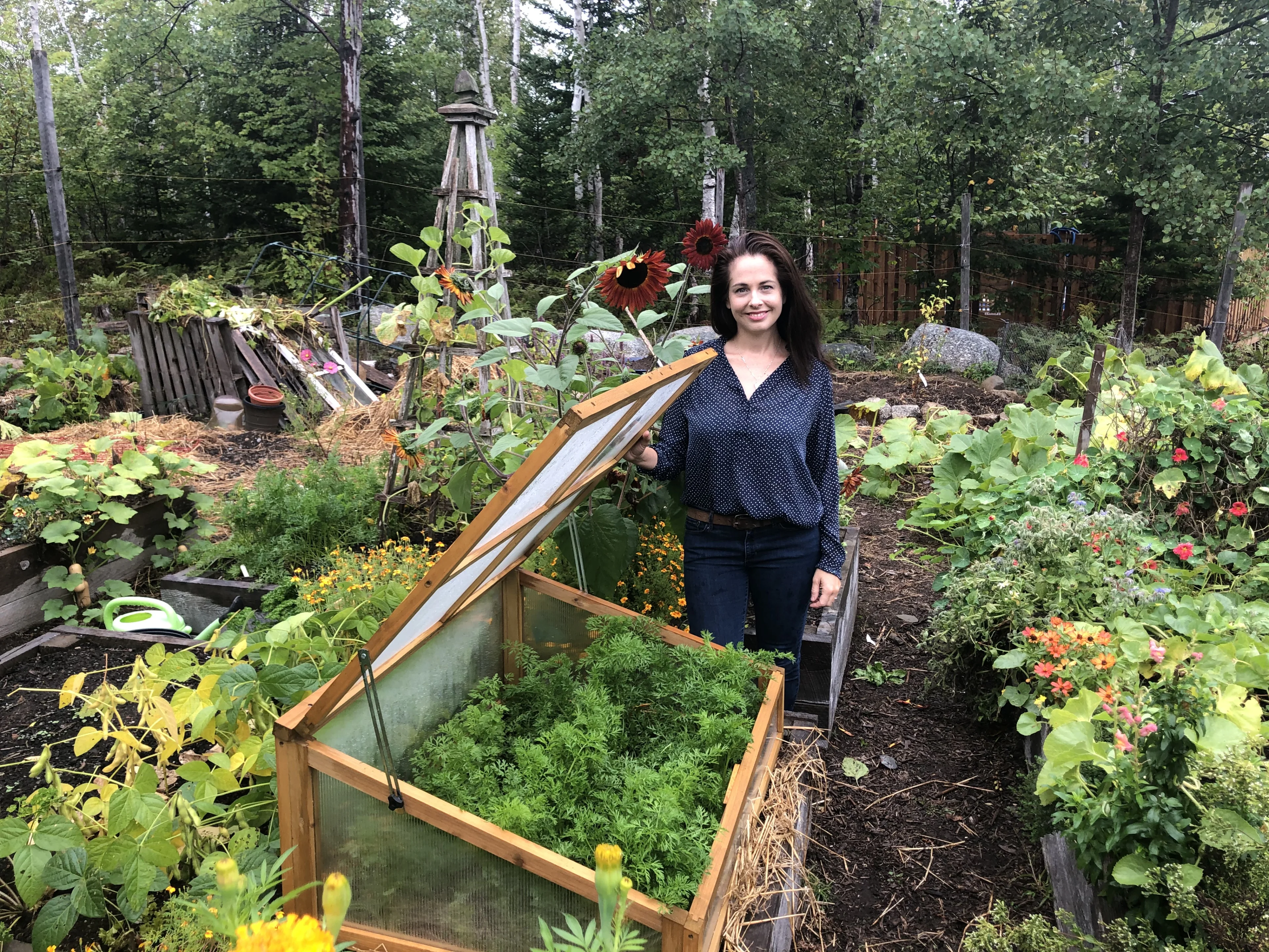Niki Jabbour's vegetable garden. Courtesy: Nathan Coleman