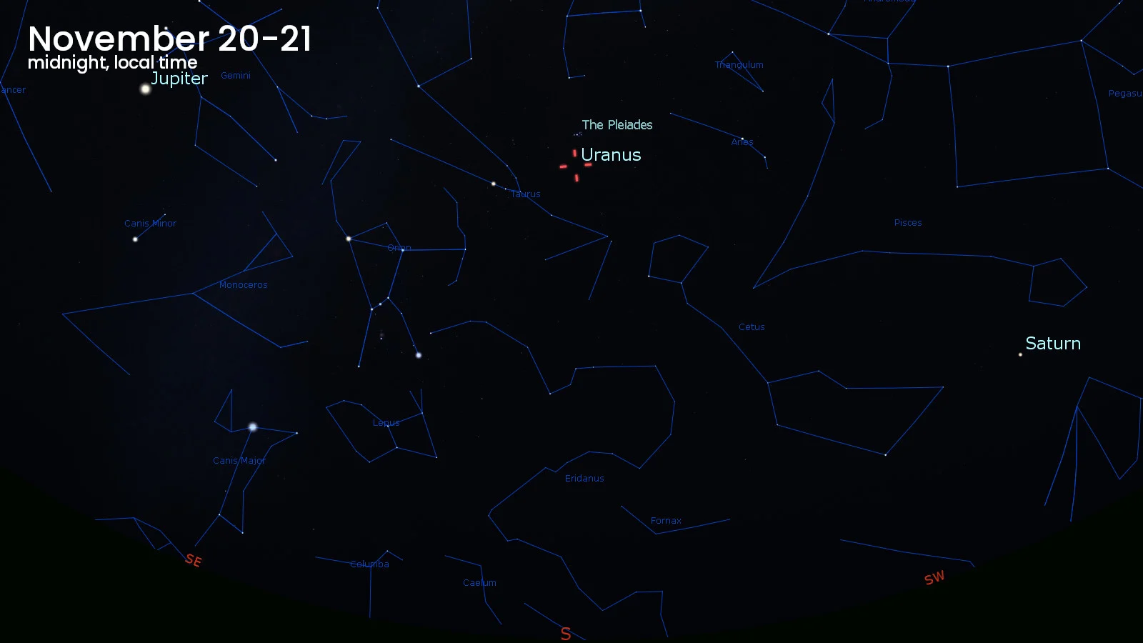 November 21 - Uranus Opposition
