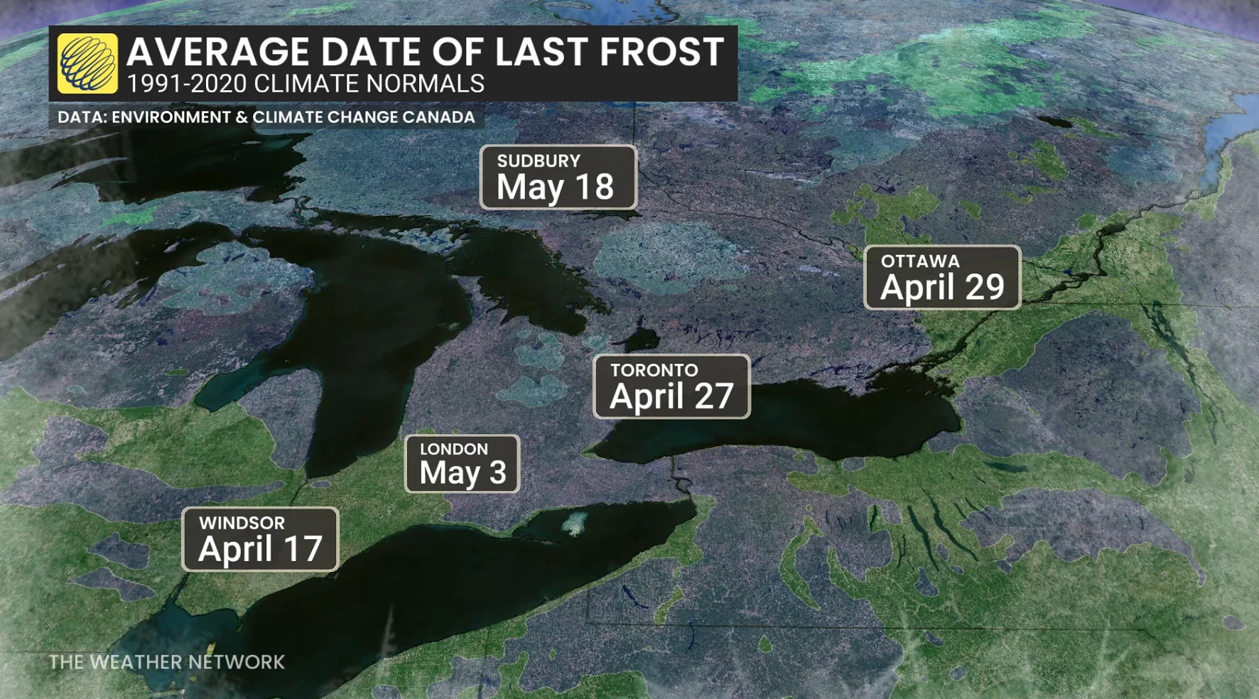 Baron - Average last frost date - May 7