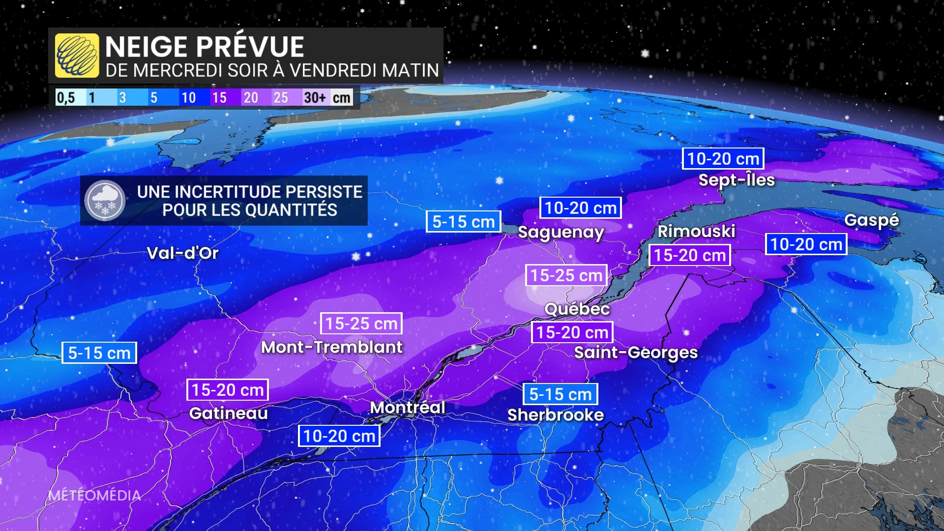 neige prevue