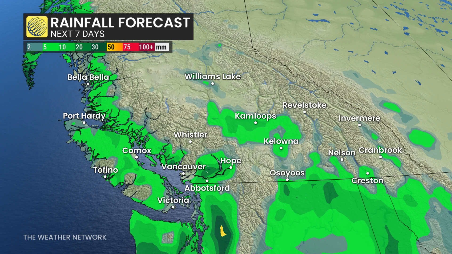 Baron - BC rain pattern - Mar31