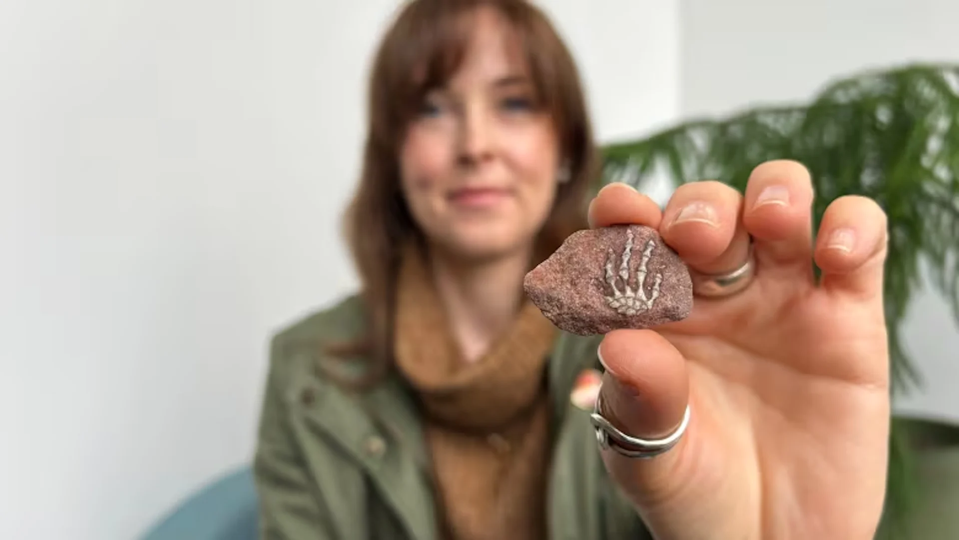 A walk on the beach was no ordinary stroll for a P.E.I. woman who stumbled upon a fossil that could be 290 million years old