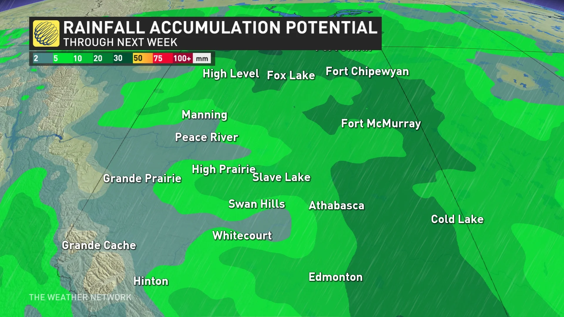 Relief, at last Why Alberta 80 mm of rainfall this week The