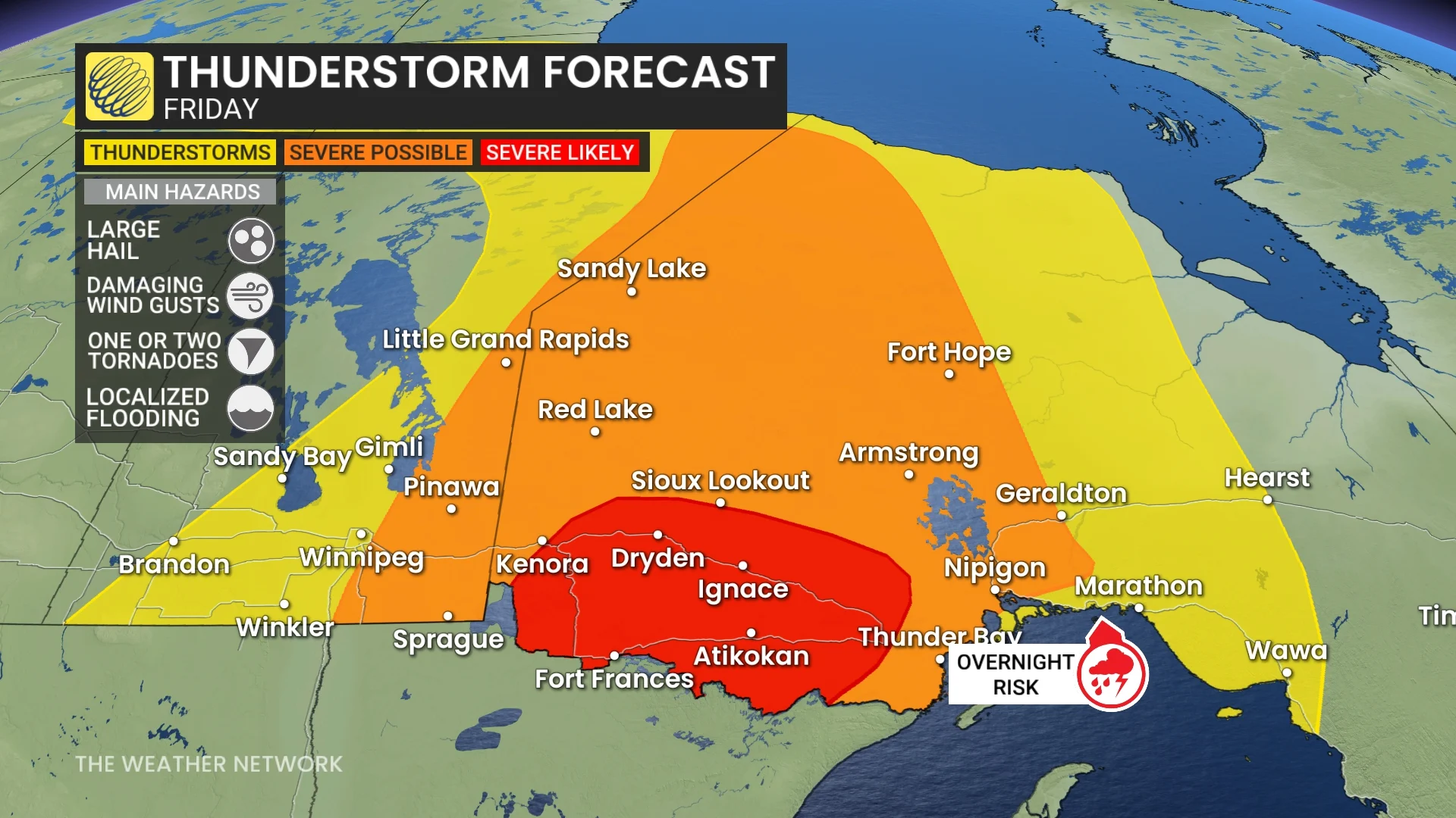 Severe storms, heavy rain move through Ontario and Manitoba on Friday ...