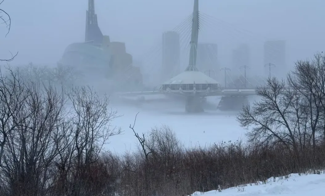 CBC - Winnipeg blizzard - Trevor Brine