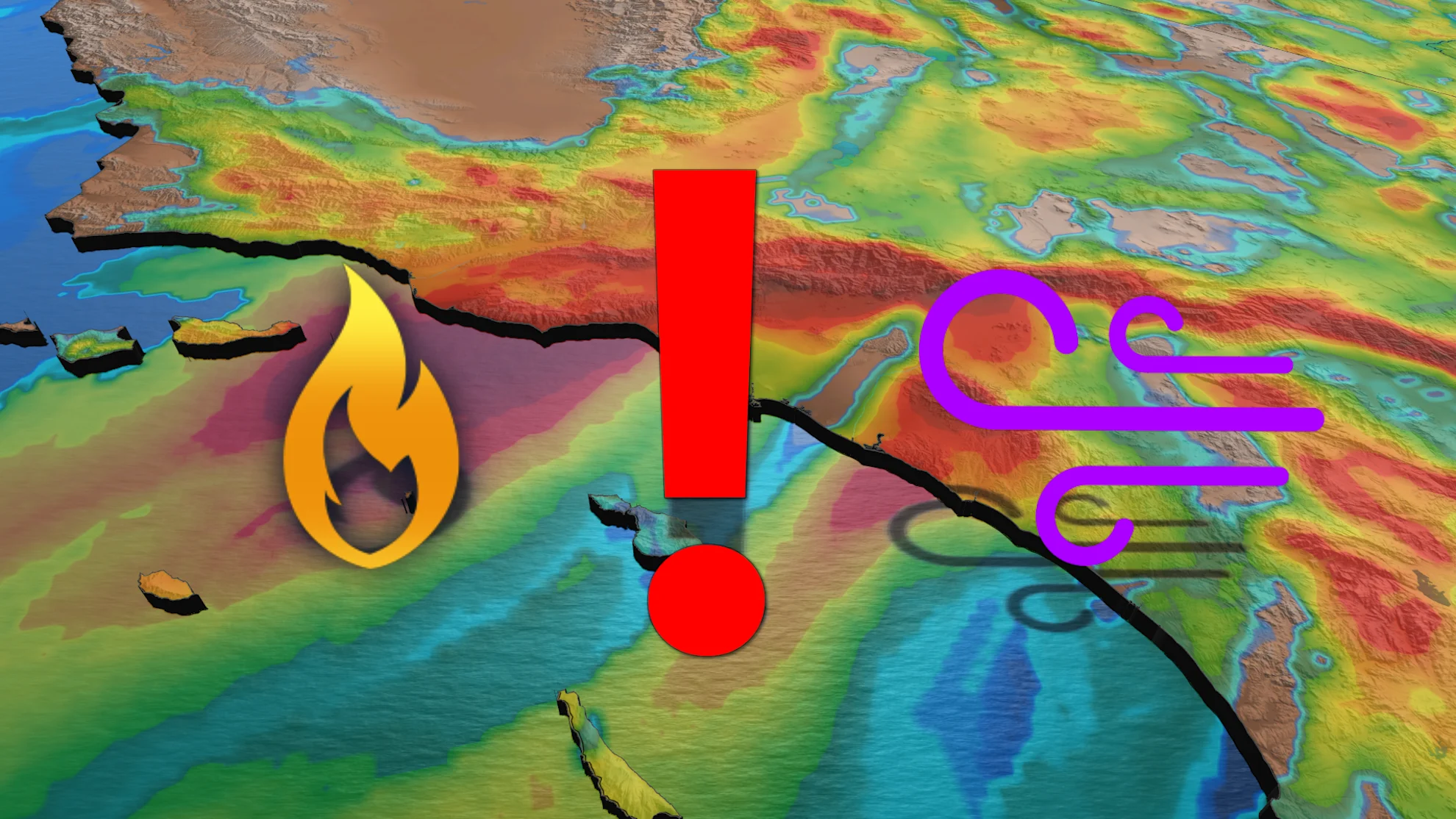 'Life-threatening' windstorm prompts red flag warning across Southern California