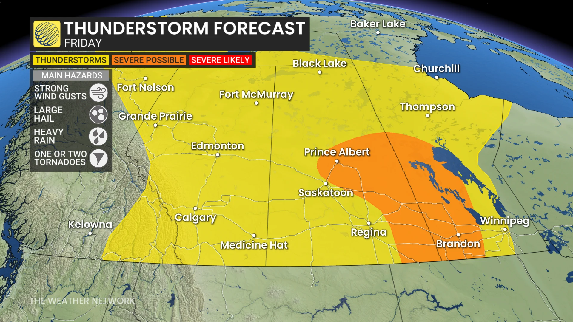 Baron - Friday storm risk Prairies - June26