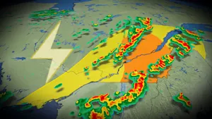 Rain and storm threat cools the mild temperatures in Ontario