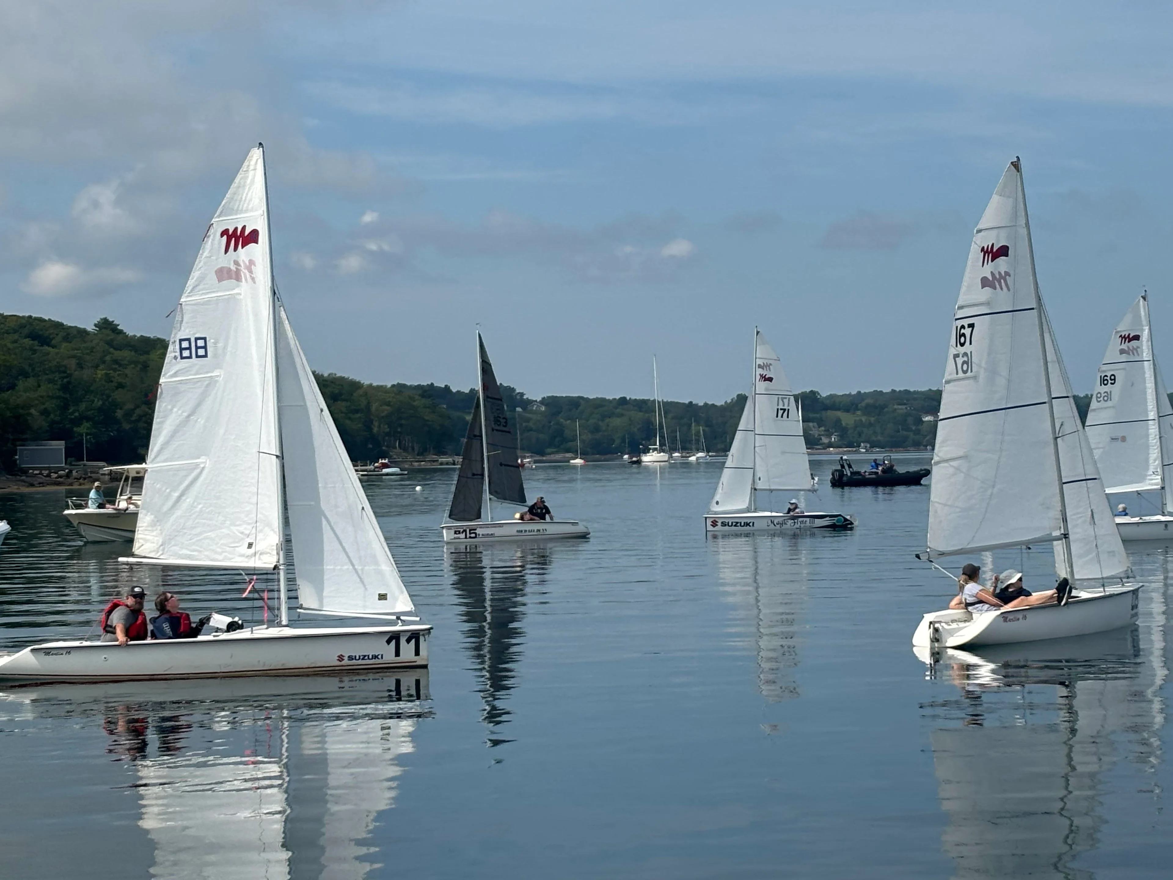 Boats in water
