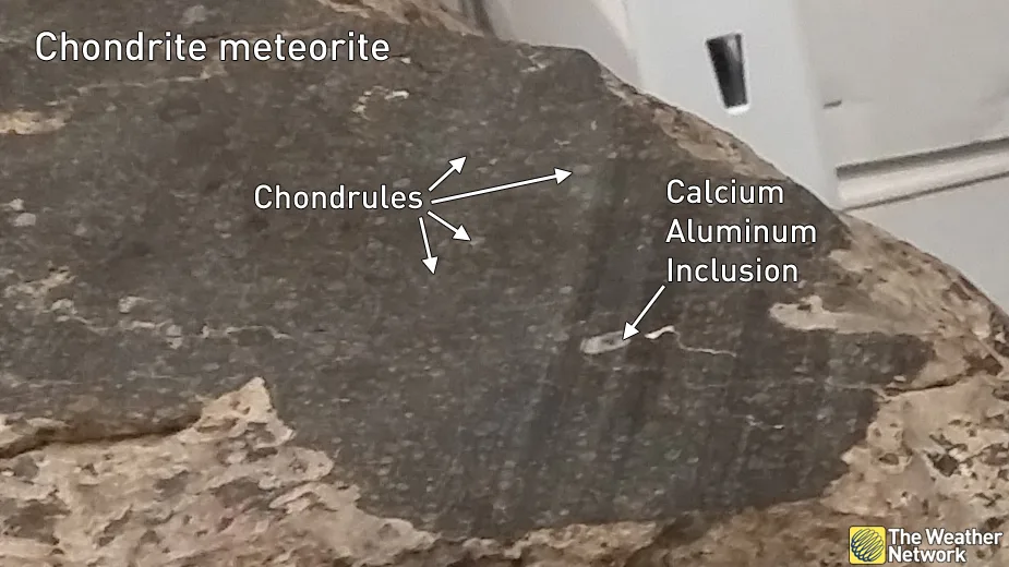 Chondrite-chondrules-cai