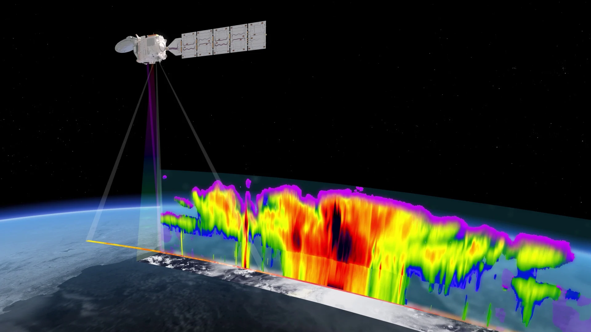 EarthCARE satellite scans a hurricane - ESA