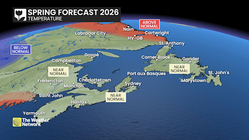Atlantic Canada S 2026 Spring Forecast The Weather Network Baron Atlantic Canada Spring Forecast Temperature 2026 