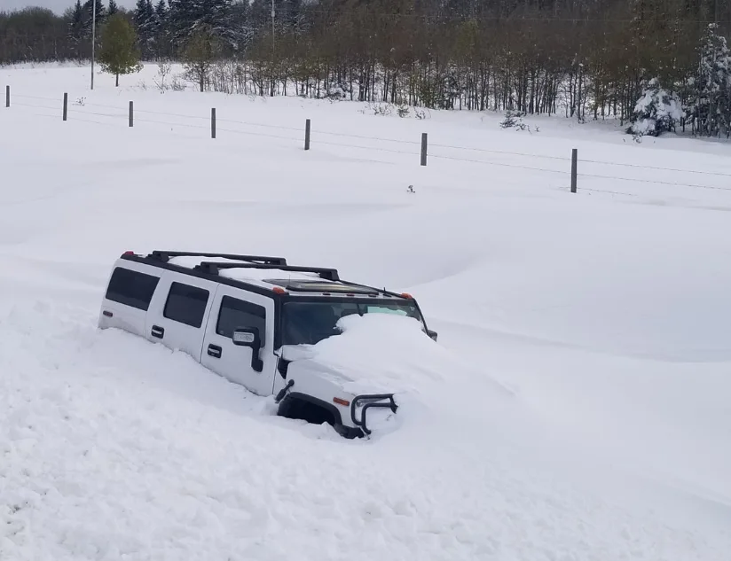 PHOTOS: Potent fall storm blasts the Prairies with nearly 100 cm of snow