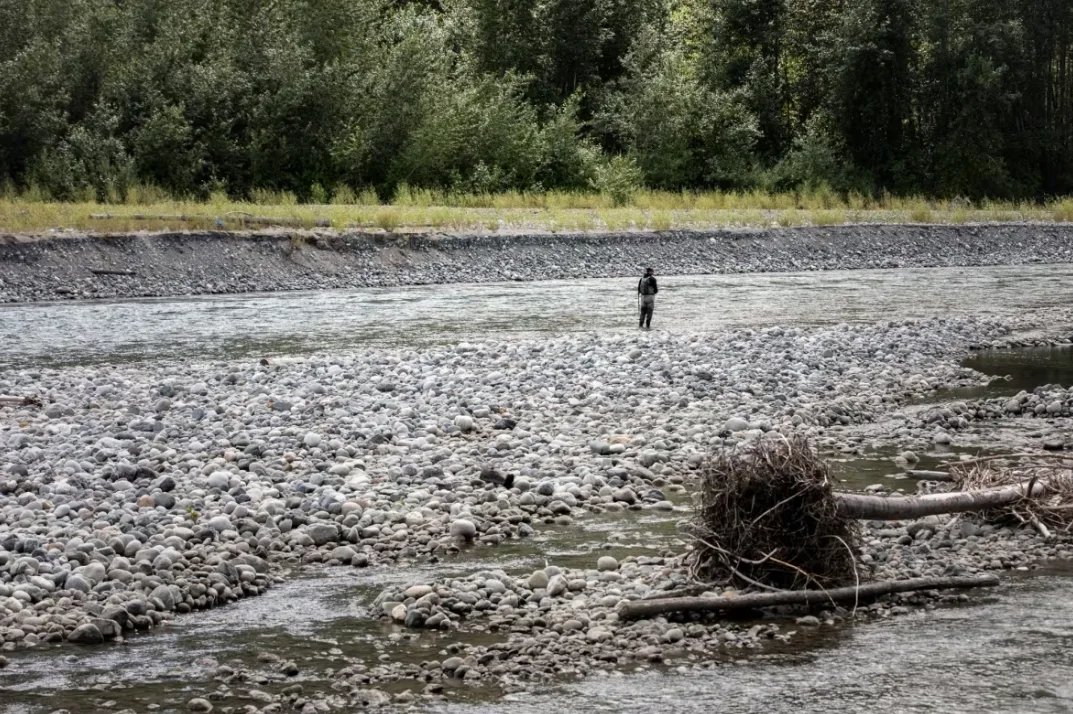 CBC: The River Forecast Centre says a third of its stream monitoring stations have recorded record-low flows. (Justine Boulin/CBC)