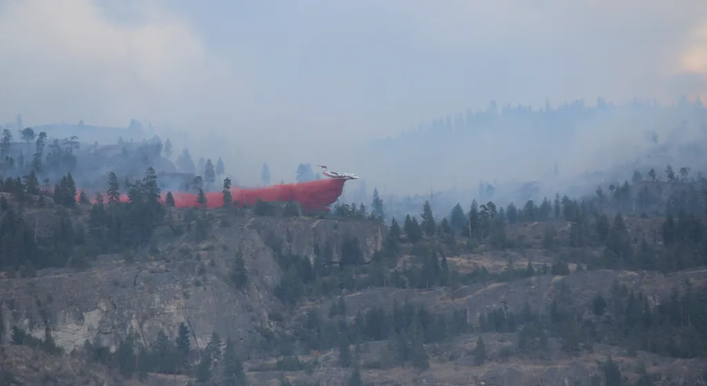 Progress made in keeping the Christie Mountain blaze in B.C. from spreading