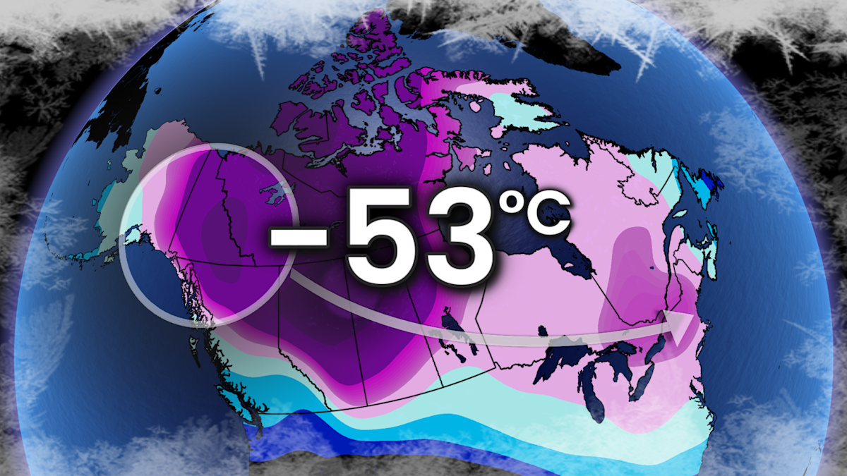 Extreme cold on the move after Canada notches -50C reading - The