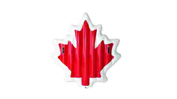 Amazon, Float-eh maple leaf float, CANVA, Canada Day products