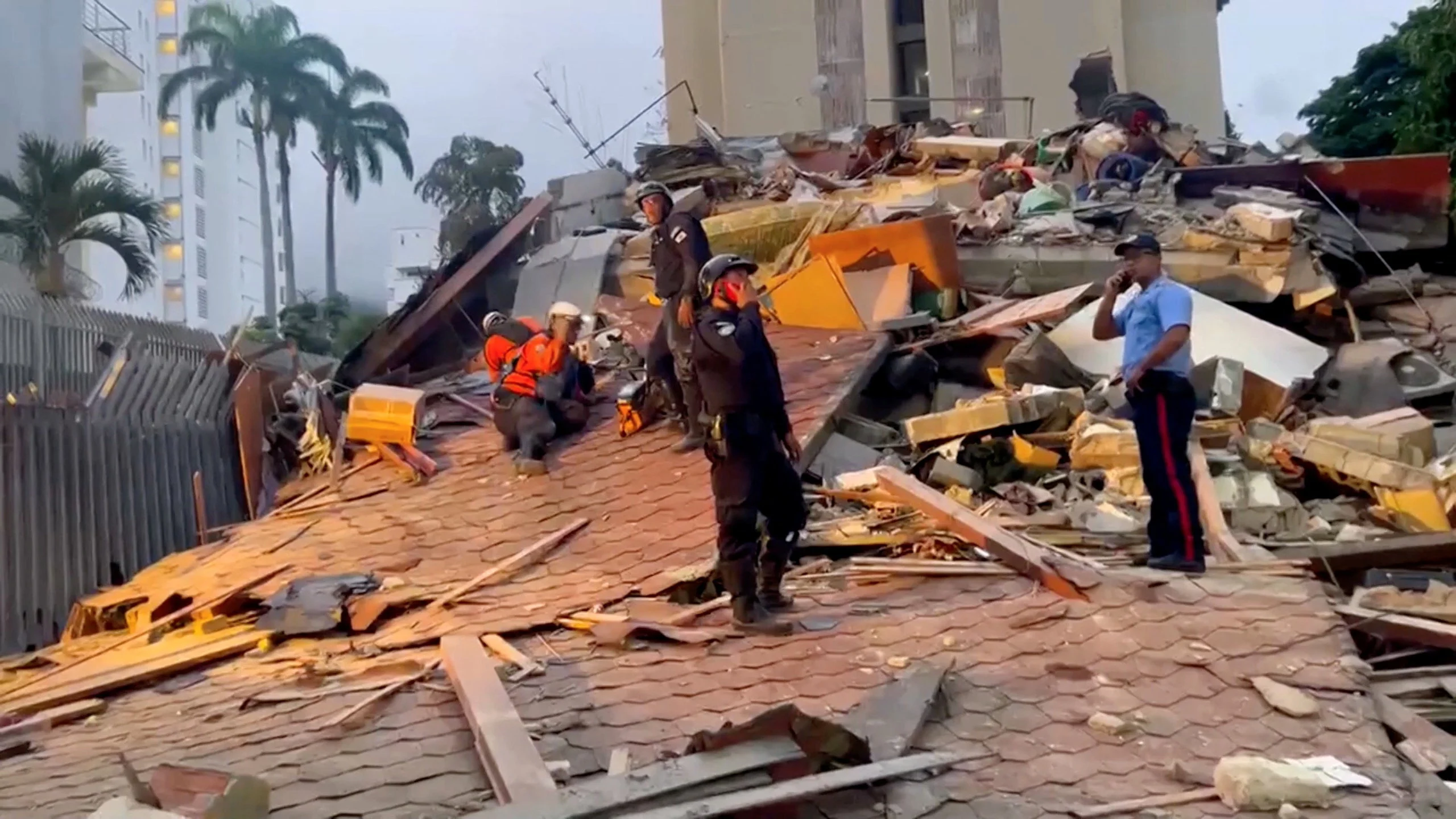 VENEZUELA-QUAKE/REUTERS TV/via REUTERS