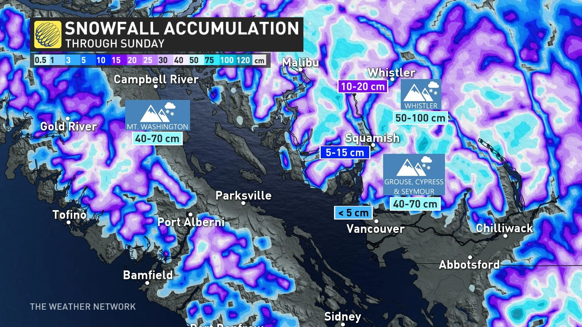 BC snowfall totals