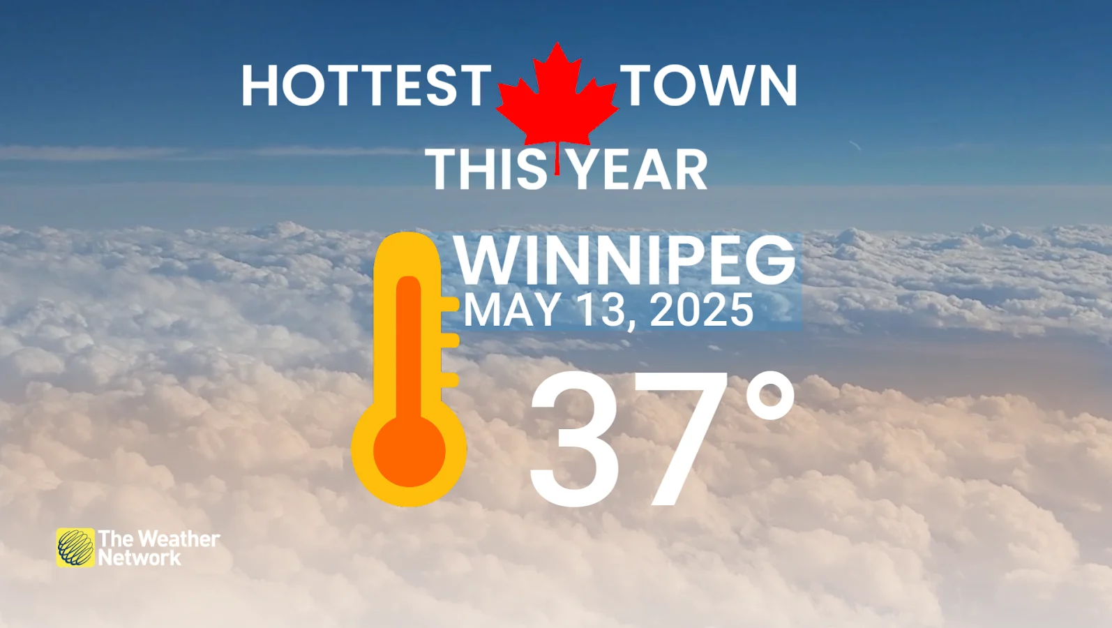 Winnipeg, WPG, Hottest, City, Hot, Canada, Record, National, June 7, 2025. (The Weather Network/Tyler Hamilton)
