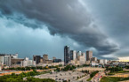 PHOTOS: Menacing shelf clouds darken Manitoba skies during severe storms