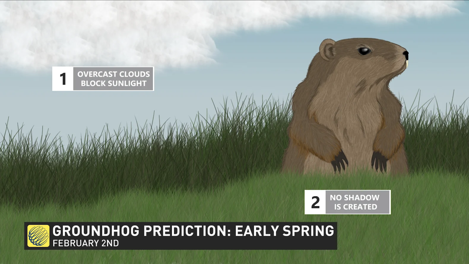 This Groundhog Day forecast may spoil Friday's predictions The