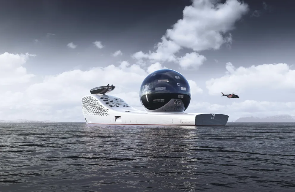 Nuclear-powered superyacht aims to host cutting-edge climate research