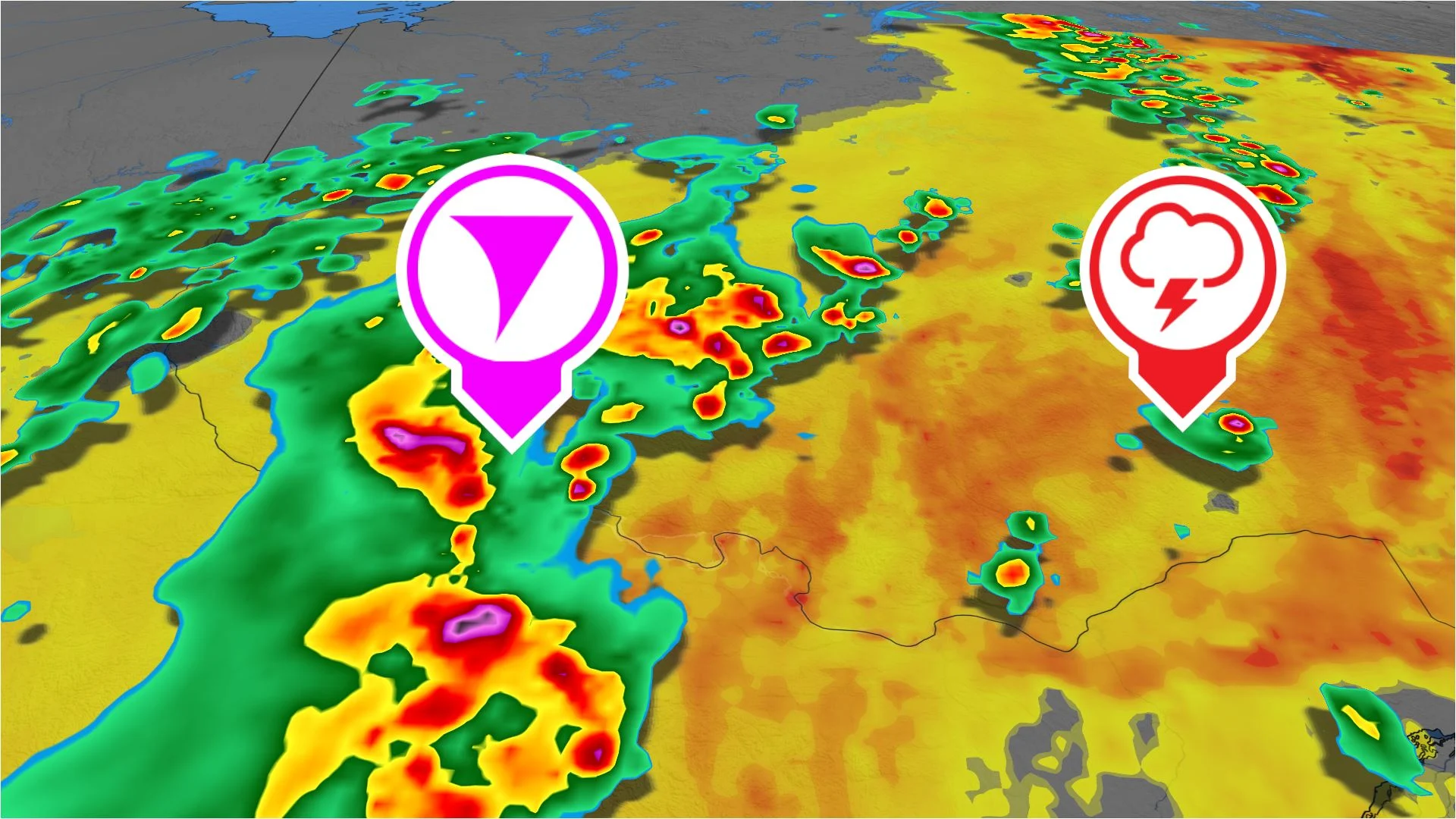 Orages violents : le risque est de retour