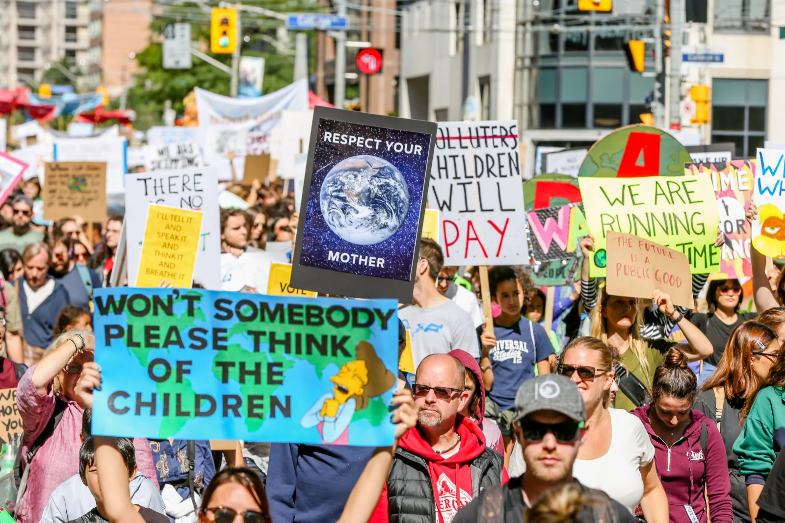 toronto climate protest (Shawn Goldberg/SOPA Images/LightRocket via Getty Images)