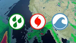 Système tropical : première pluie en quatre mois pour cette région. Détails ici. 