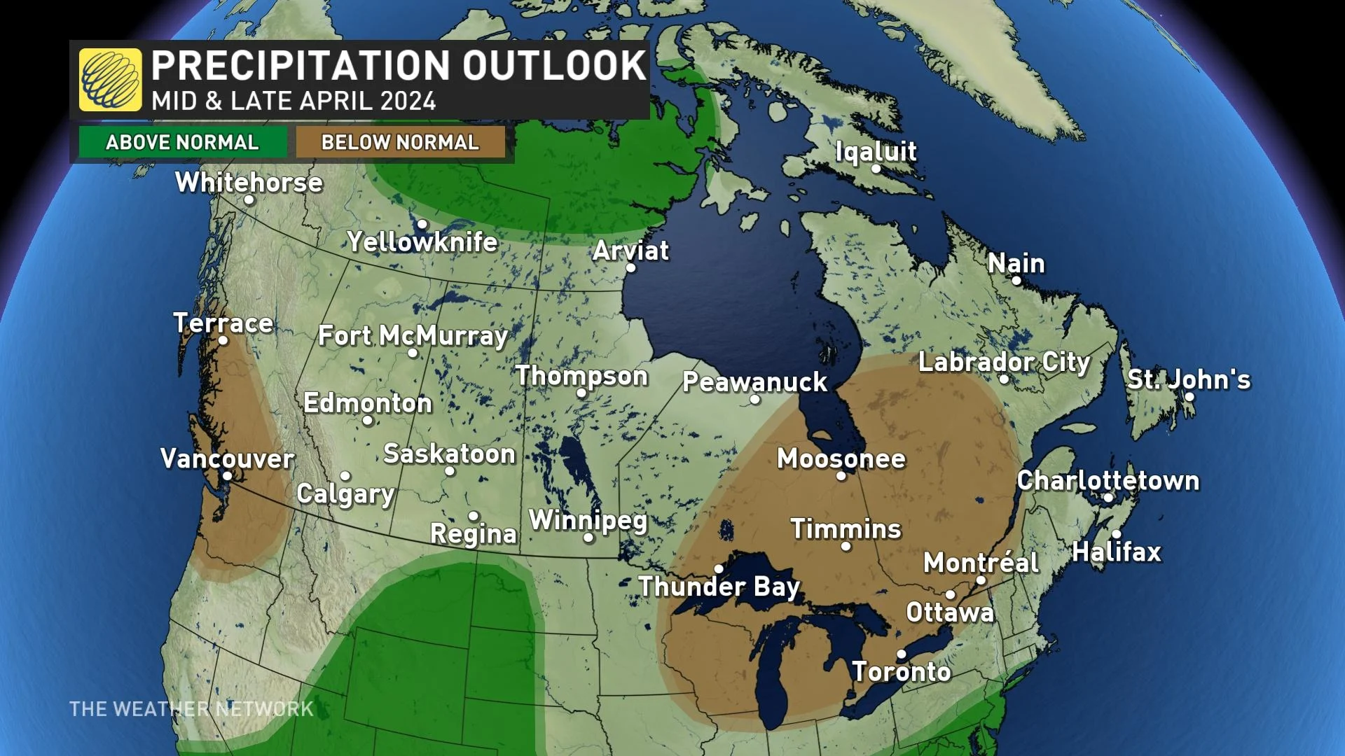 Mid Late April 2024 Precip Outlook
