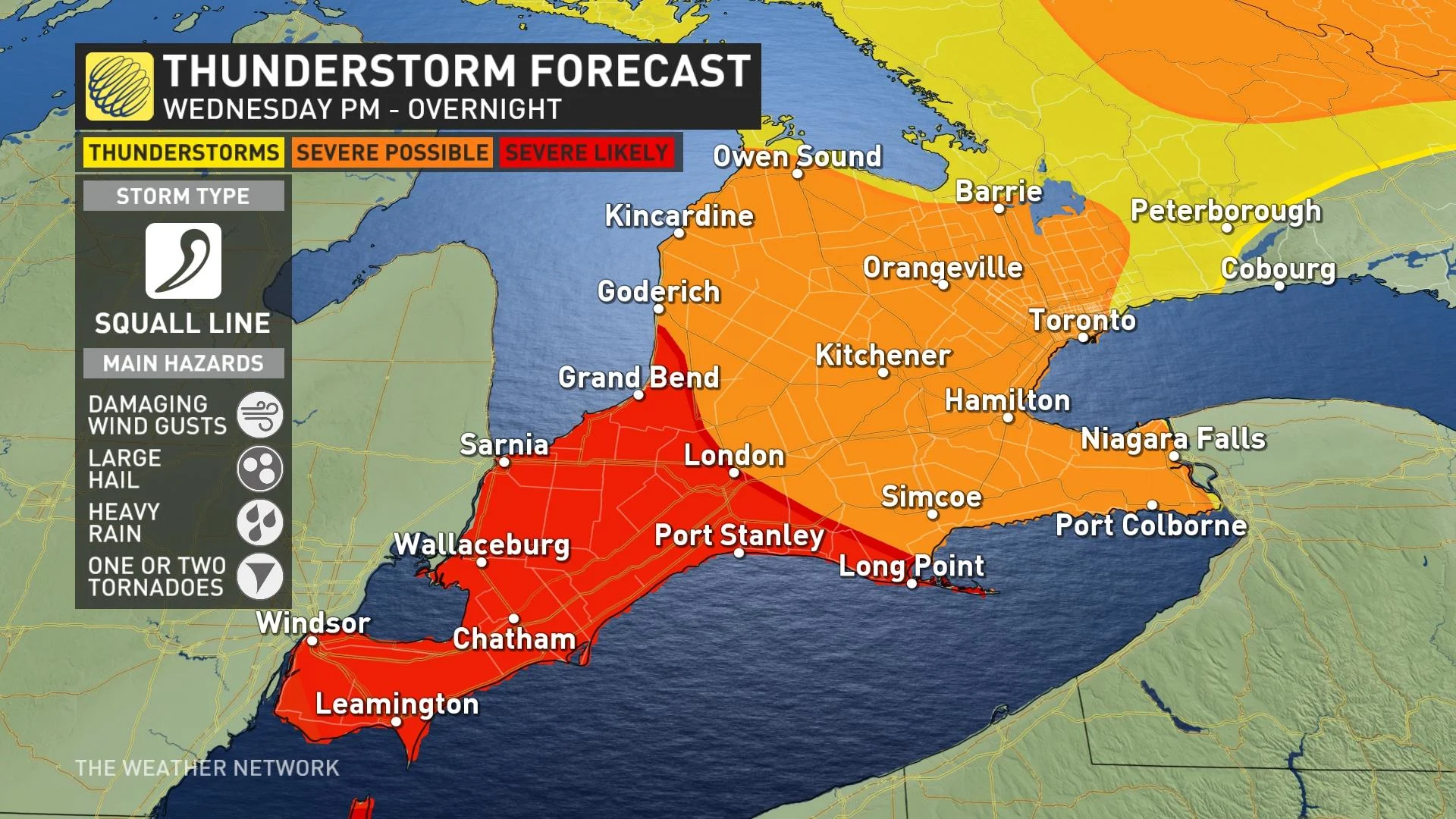 Baron - ON thunderstorm risk - July 26