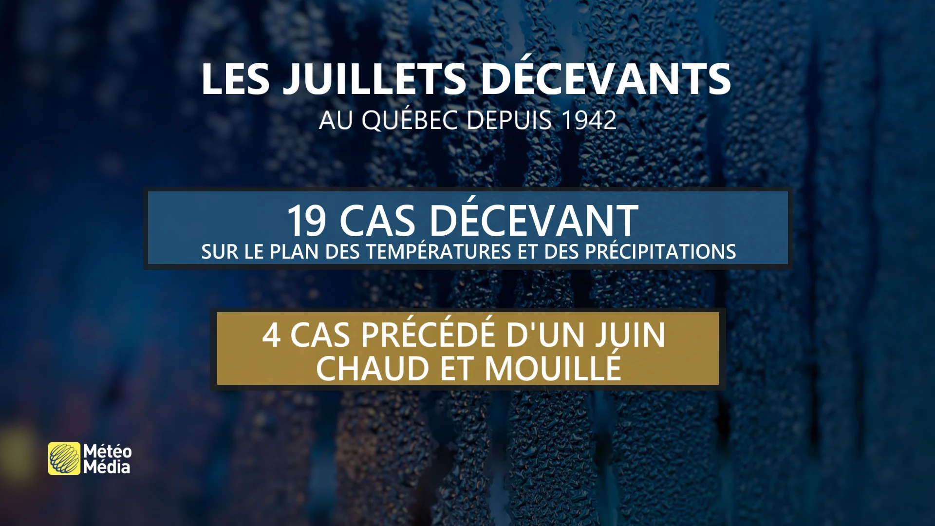 JUILLET DÉCEVANT 1