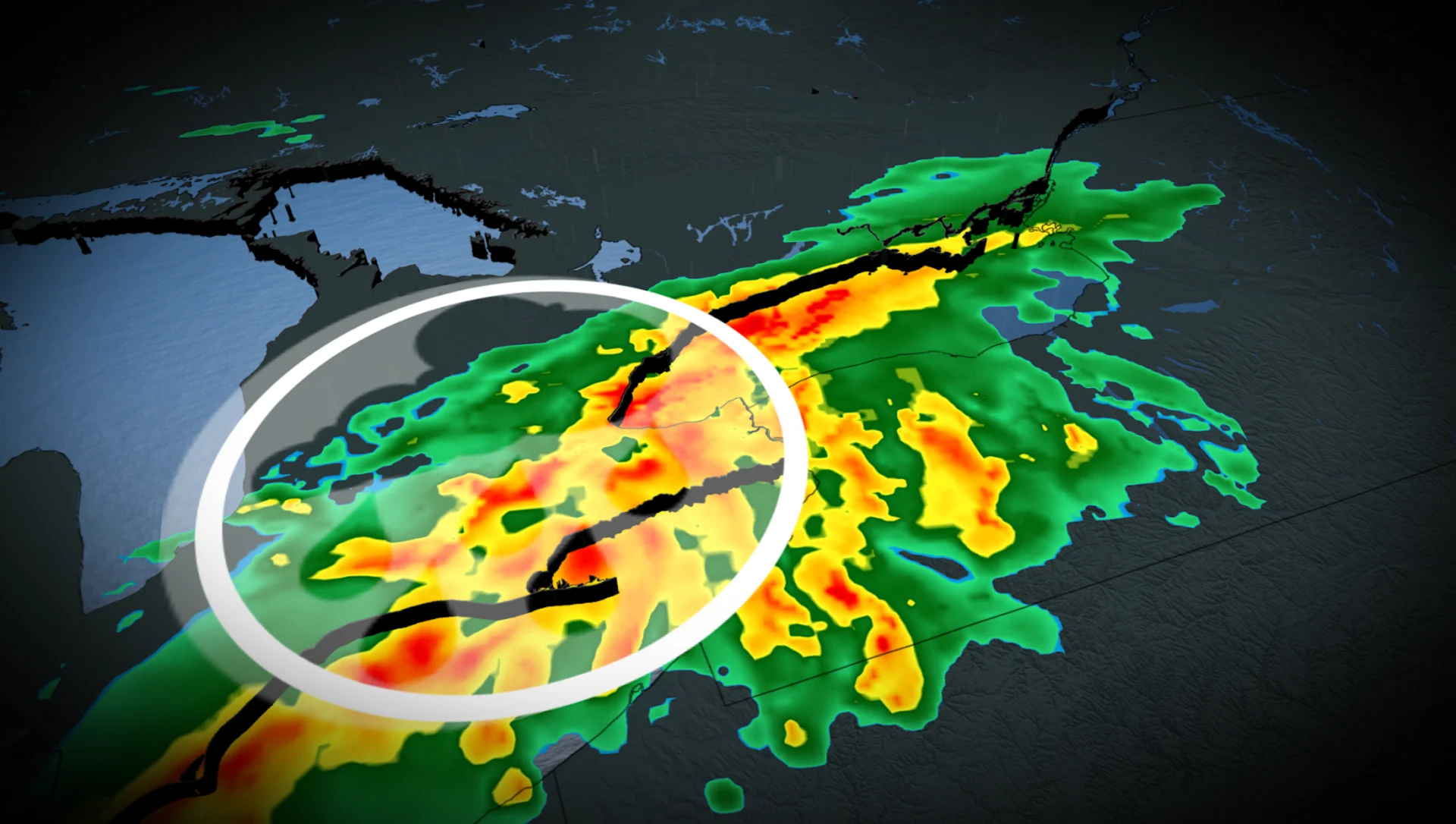 A dramatic forecast is shaping up for southern Ontario this weekend