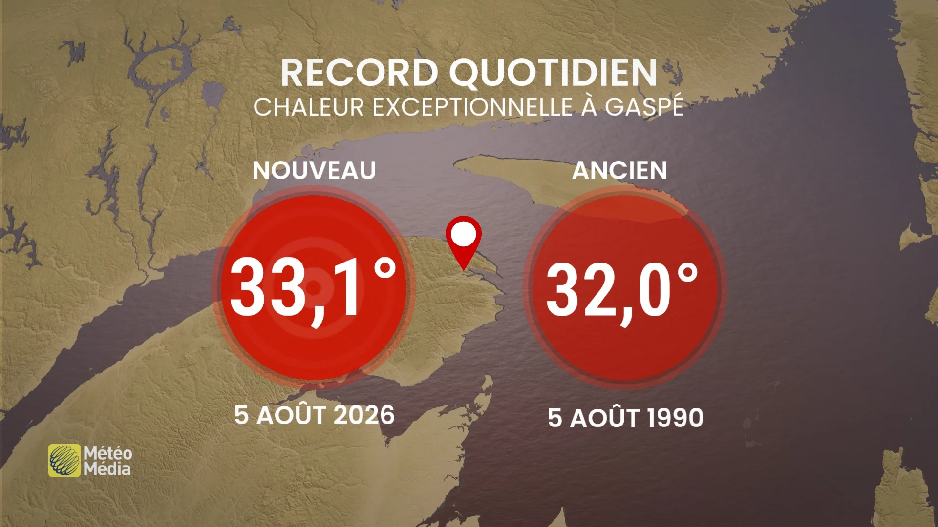 Chaleur exceptionnelle : un record vieux de 36 ans tombe au Québec