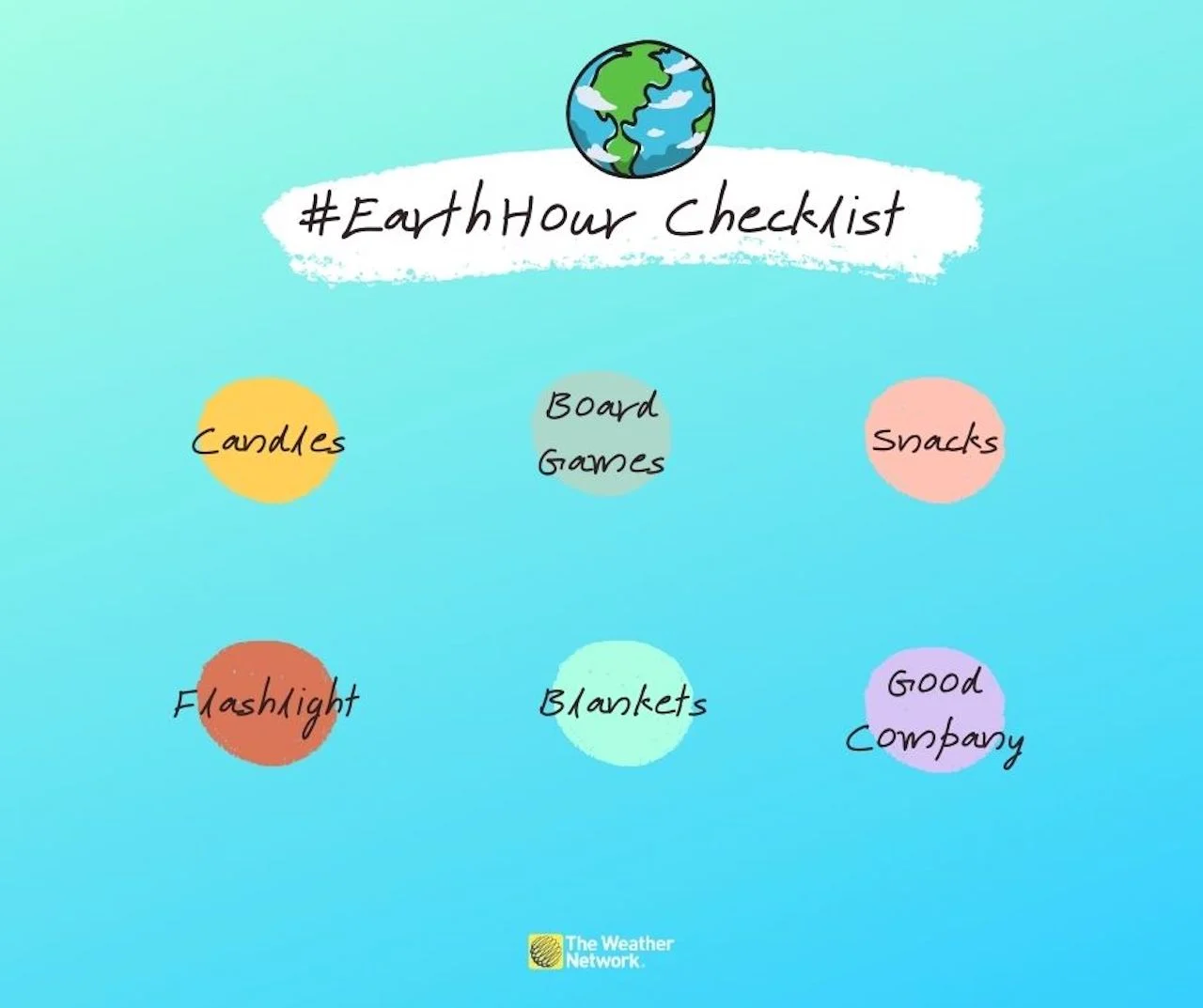 Earth Hour Checklist