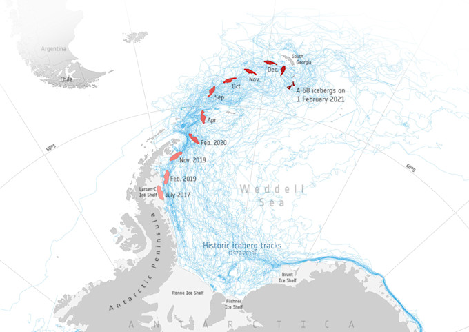 A-68 journey ESA