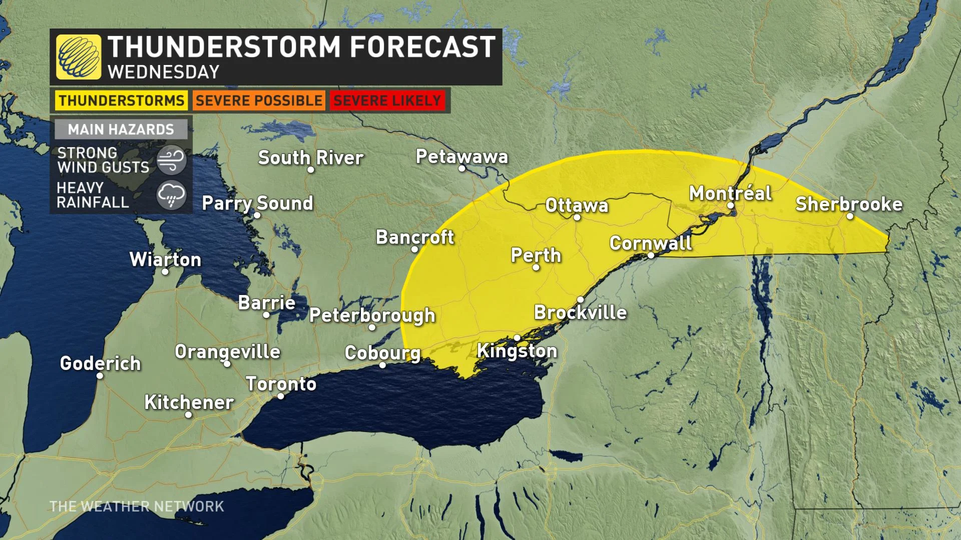 Ontario storm risk