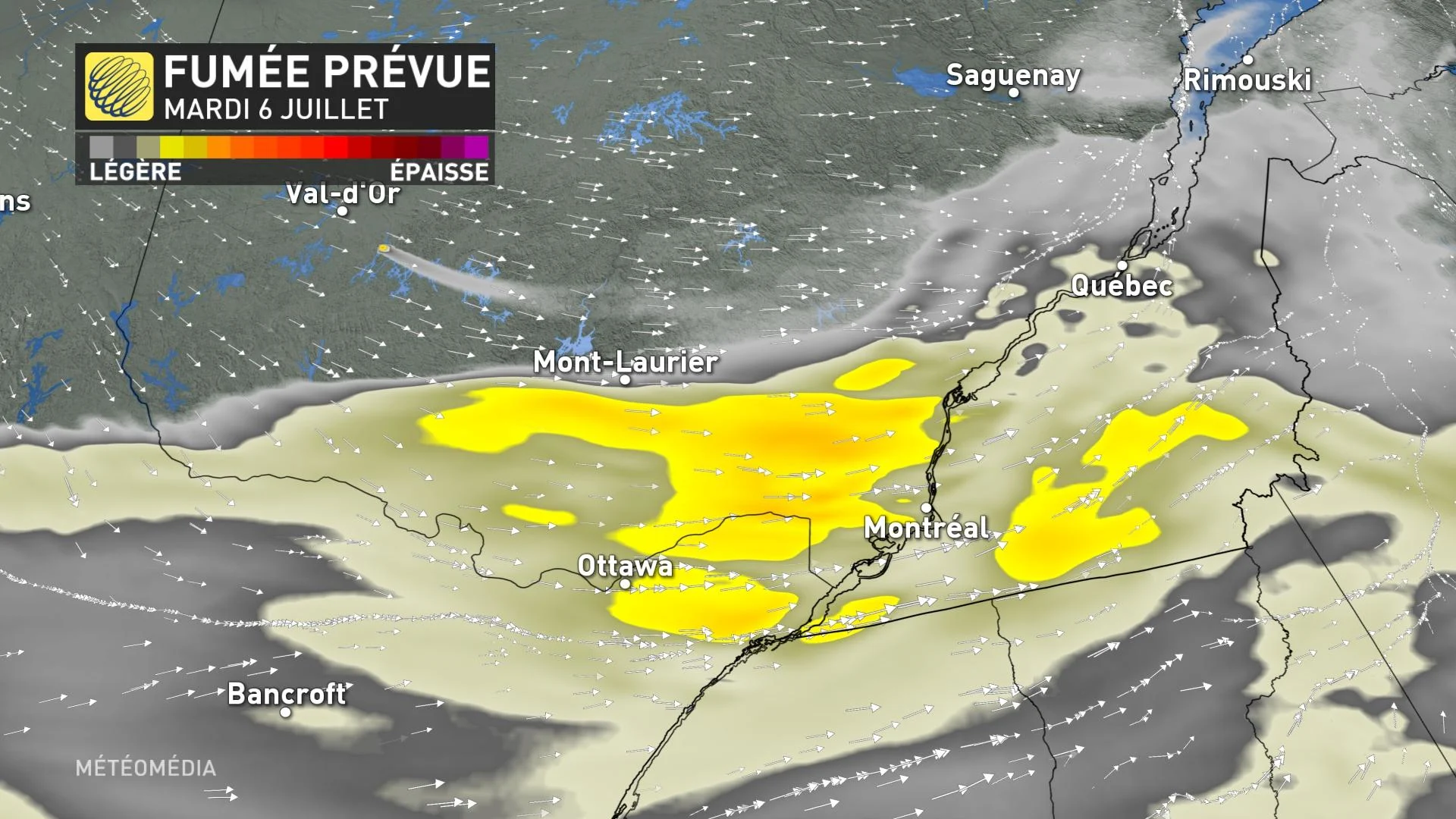 Feux en Ontario la fumée atteindra le Québec MétéoMédia