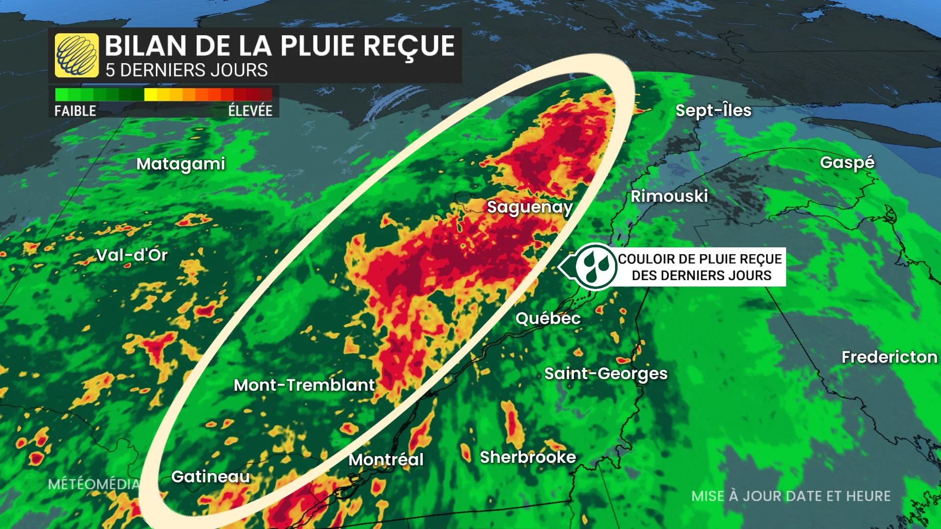 Le festival des orages se poursuit au Québec