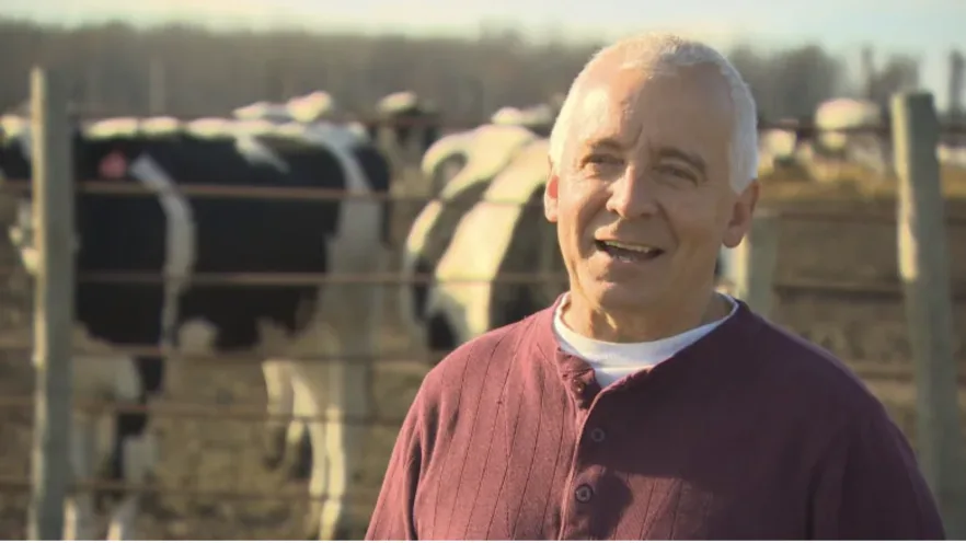 CBC: David Wiens is a farmer near Grunthal, Man. and the chair of Dairy Farmers of Canada. (Justin Fraser/CBC)