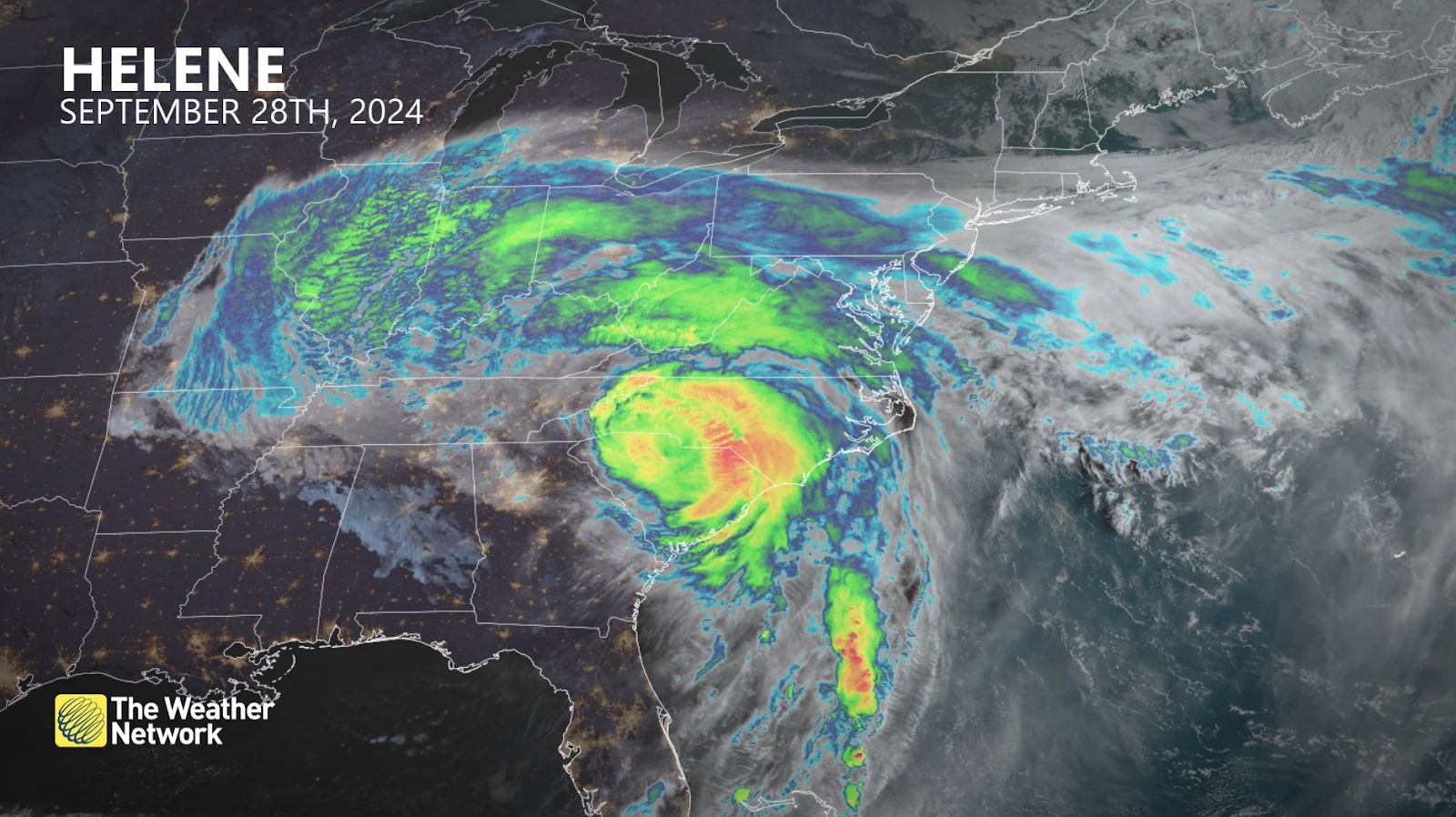 Hurricane Helene Satellite September 28 2024