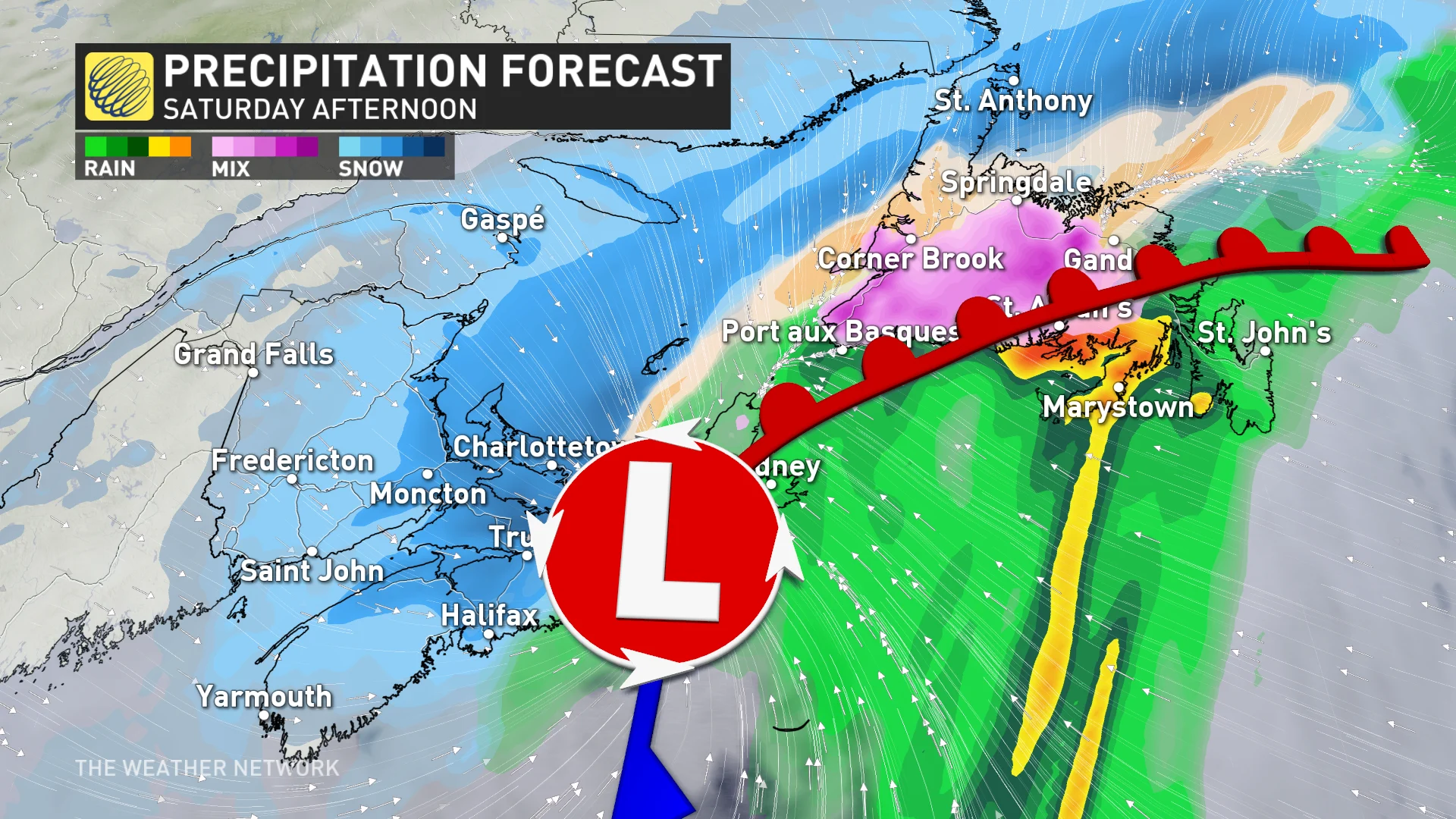 Baron - ATL Saturday afternoon precip - Dec20
