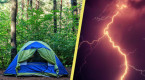 If you're camping, make sure you have a plan for severe weather
