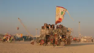 Burning Man exodus turned into hours-long ordeal as dust storm hits festival