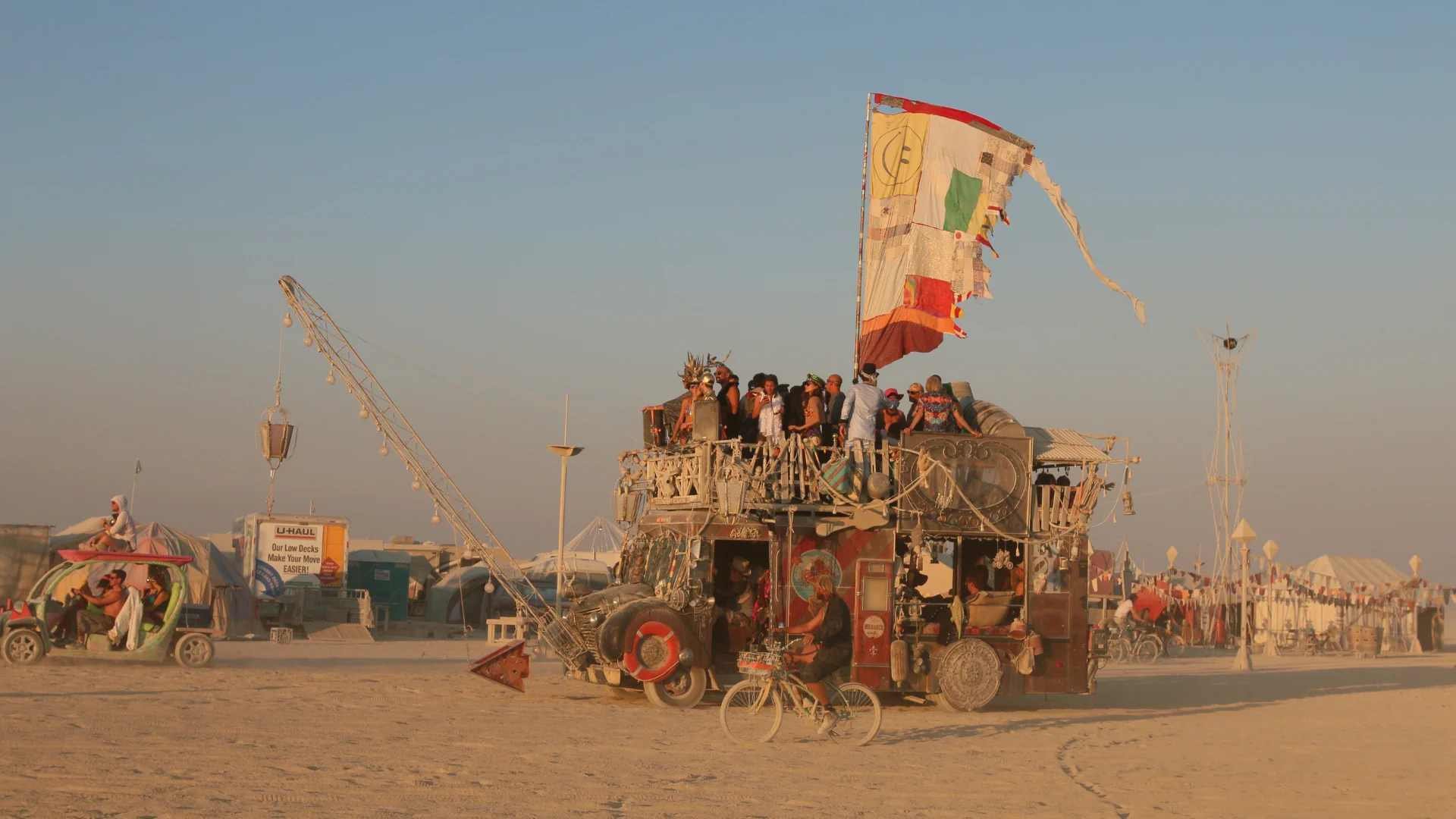 Burning Man exodus turned into hours-long ordeal as dust storm hits festival