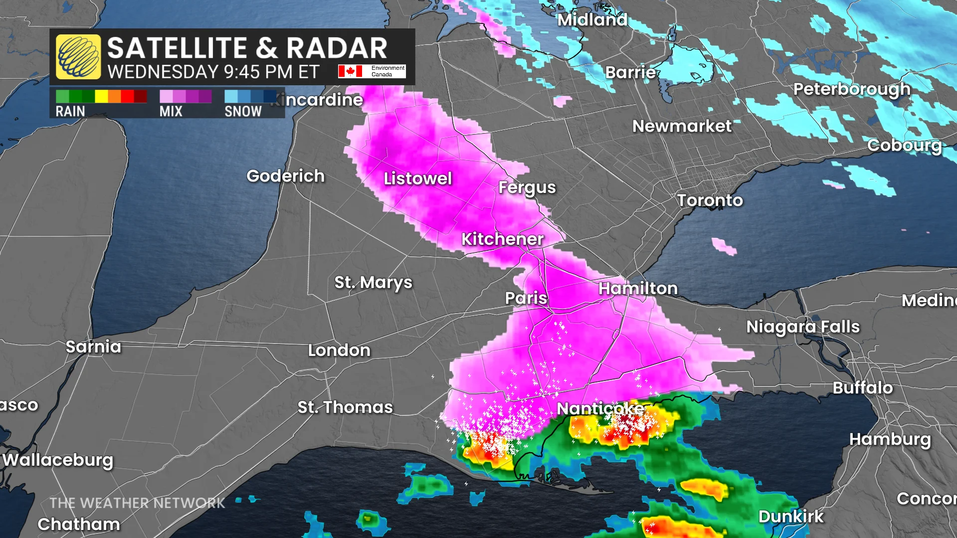 Baron - Ontario satellite Wednesday night - Feb 18