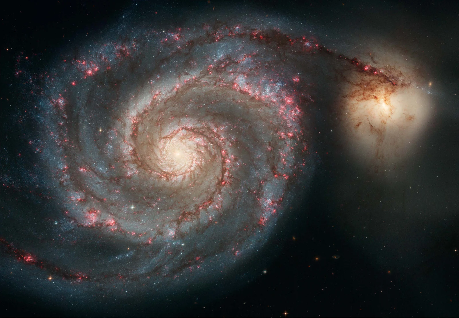 Hubble Whirlpool Galaxy M51 